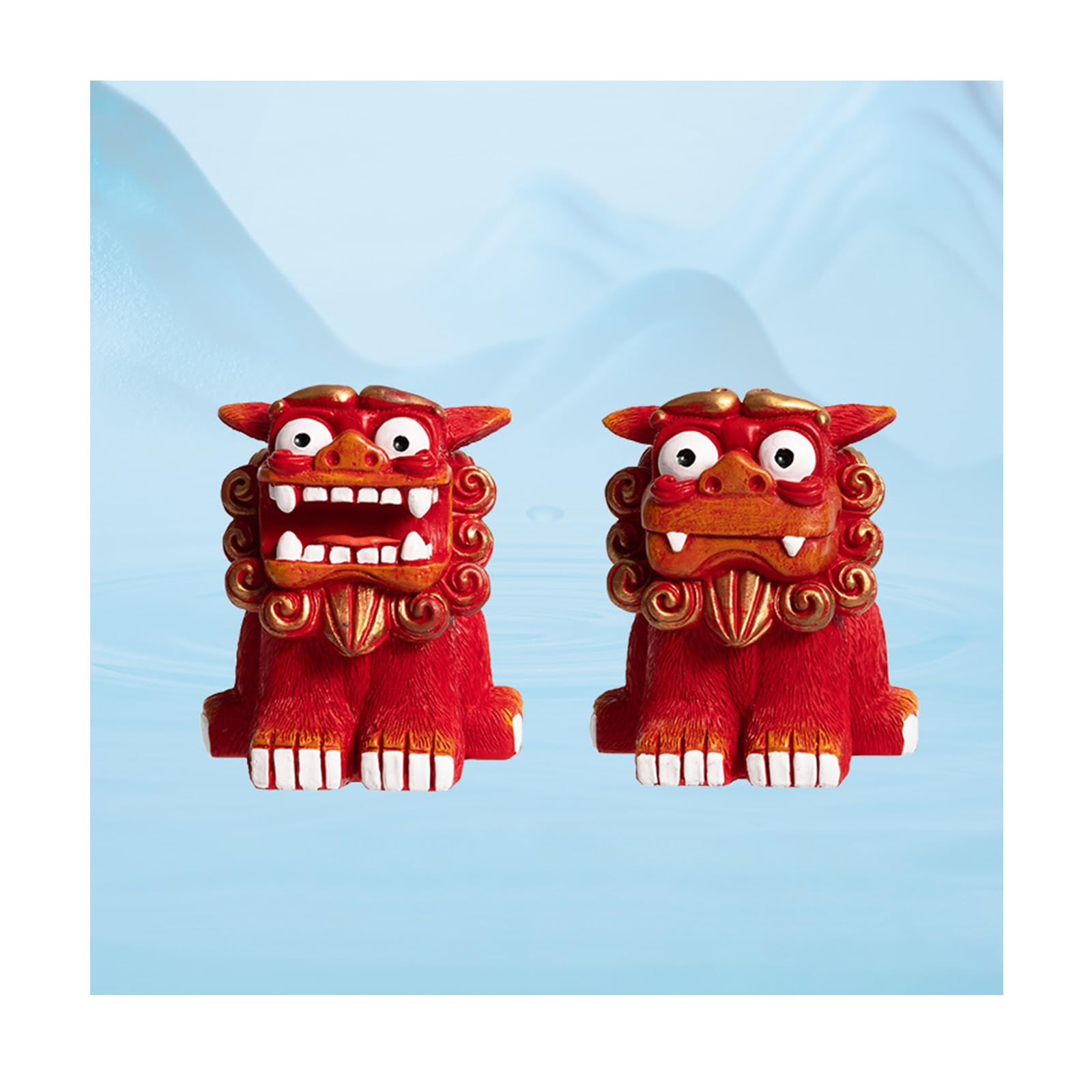 Amazon.co.jp: OBOROZUKI シーサー 置物 獅子 魔除け オブジェ